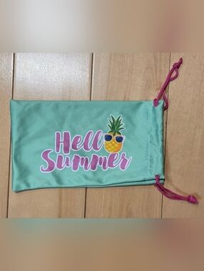 'Hello Summer' Pineapple 🍍 Soft Glasses Case